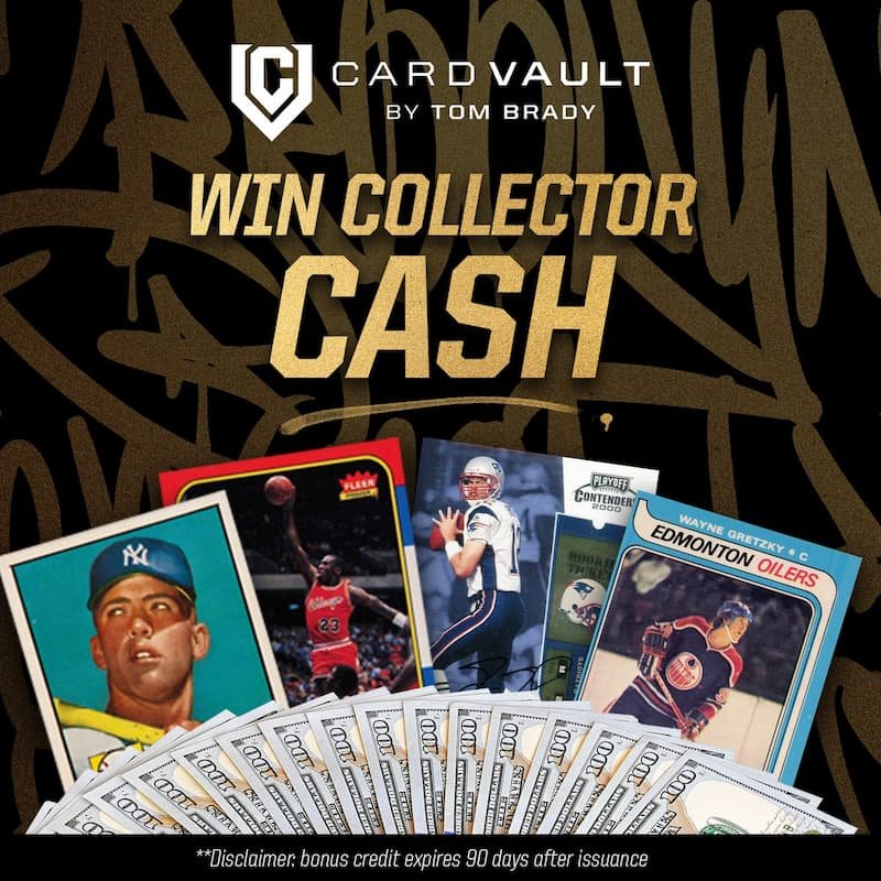 CardVault By Tom Brady Pick how the Pats score their 1st Points vs Cincinnati on Nov 23 to win Bonus Store Credit worth 25% of your purchase! | Cheers Cash