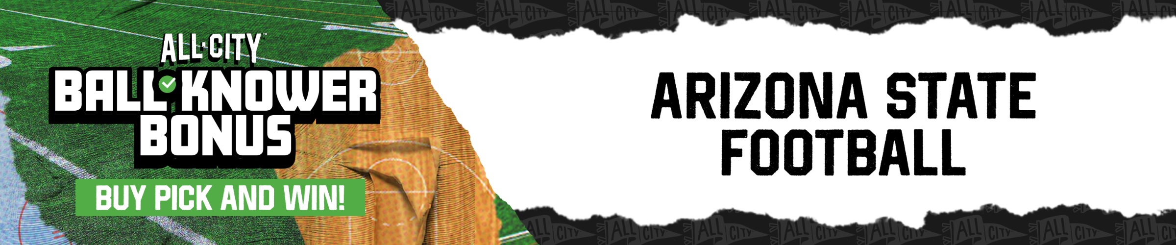 ALLCITY Predict Arizona State's sacks vs. Baylor and spend $25+ to win a Bonus Gift Card worth 100% of your order value! | Cheers Cash